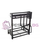 Двуетажен кухненски органайзер за кухня подправки и аксесоари